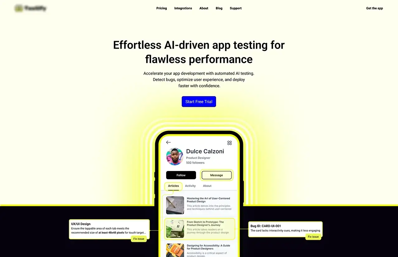 Testify - QA and Testing Platform Interface