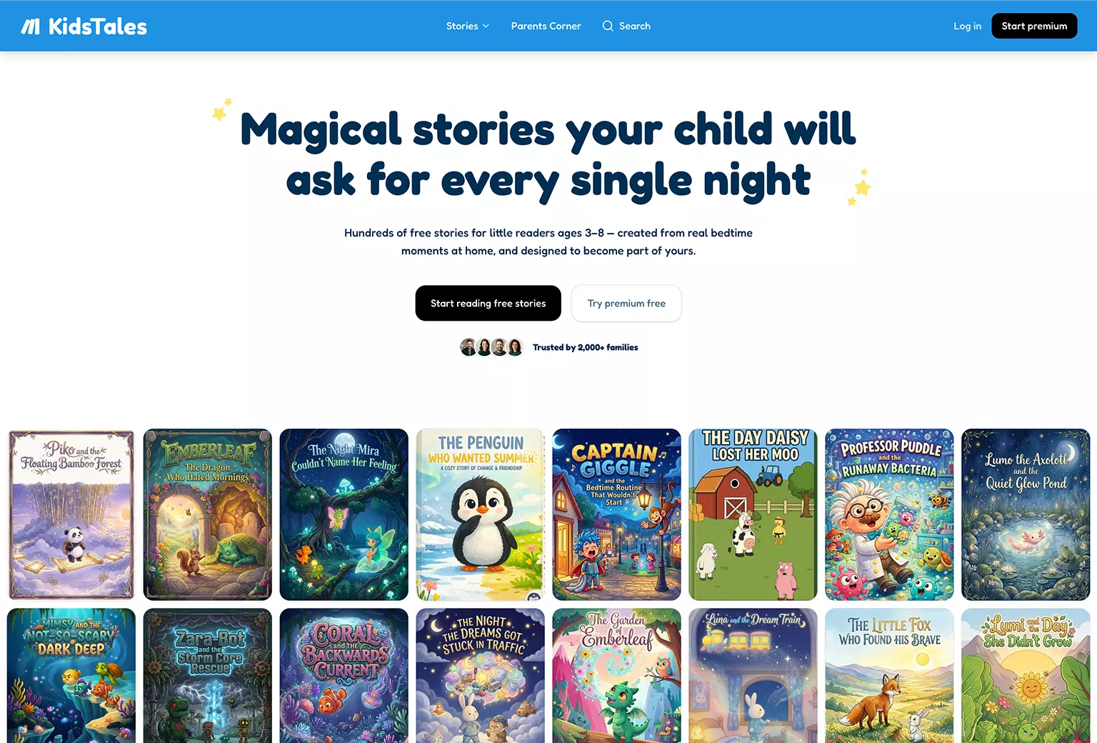 The Kids Tales - Bedtime story library Screenshot