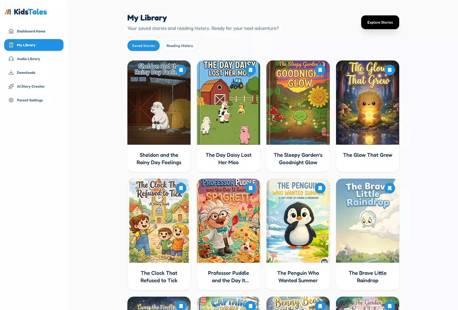 The Kids Tales  Audio Library